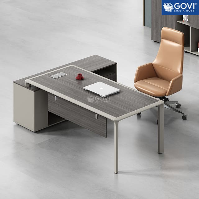 Bàn làm việc gỗ công nghiệp MDF dài 1m6 mẫu số 1