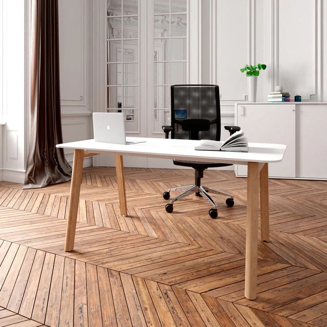 Bàn làm việc 80cm gỗ tự nhiên mẫu số 2