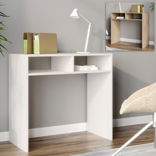 Bàn làm việc 80cm có kệ sách mẫu số 1