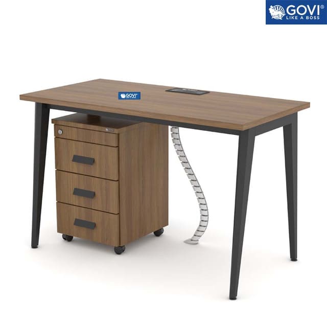 Bàn làm việc kế toán chân sắt mẫu số 2