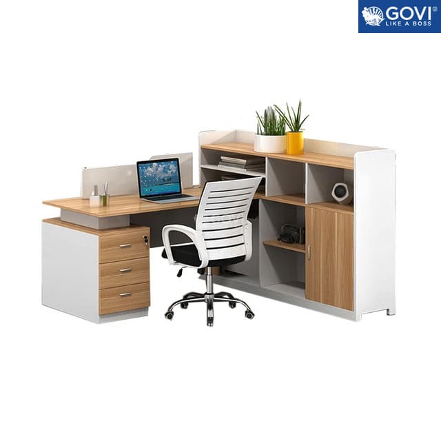 Bàn làm việc gỗ cho kế toán mẫu số 2