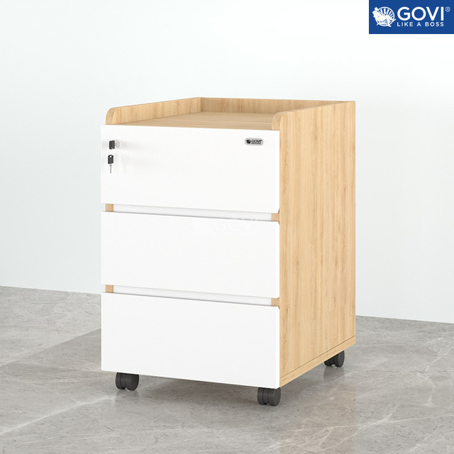 Tủ hồ sơ để gầm bàn làm việc 3 ngăn HT03A-MT