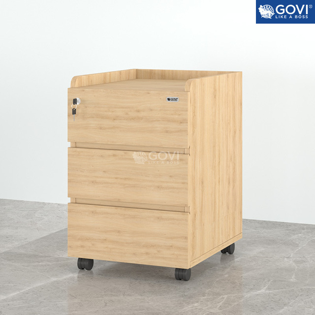 Tủ hồ sơ để gầm bàn làm việc 3 ngăn HT03A-DV