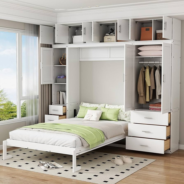 Giường ngủ thông minh kết hợp tủ quần áo mẫu số 1