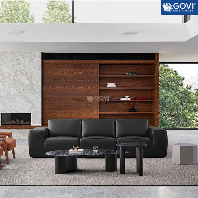 Sofa da cao cấp FU8053-4