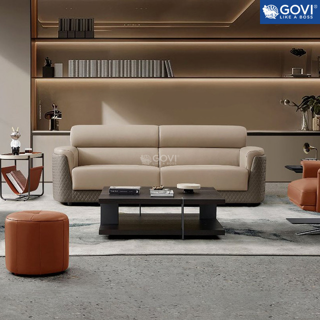 Sofa da cao cấp FU8055-2