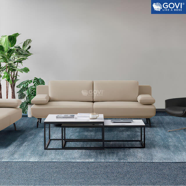 Sofa da cao cấp FU8057-3