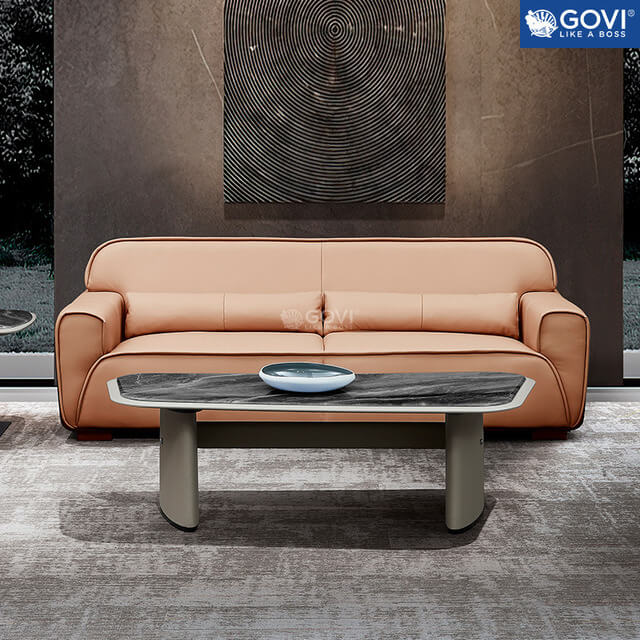 Mẫu sofa văng da cao cấp SF242-3