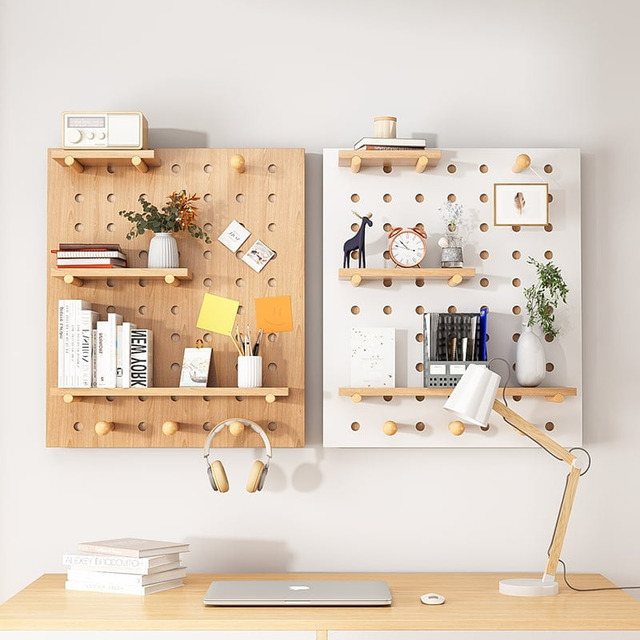 Trang trí Pegboard trên bàn học