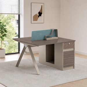 Cụm bàn làm việc nhập khẩu 2 người LV-Z66-1212