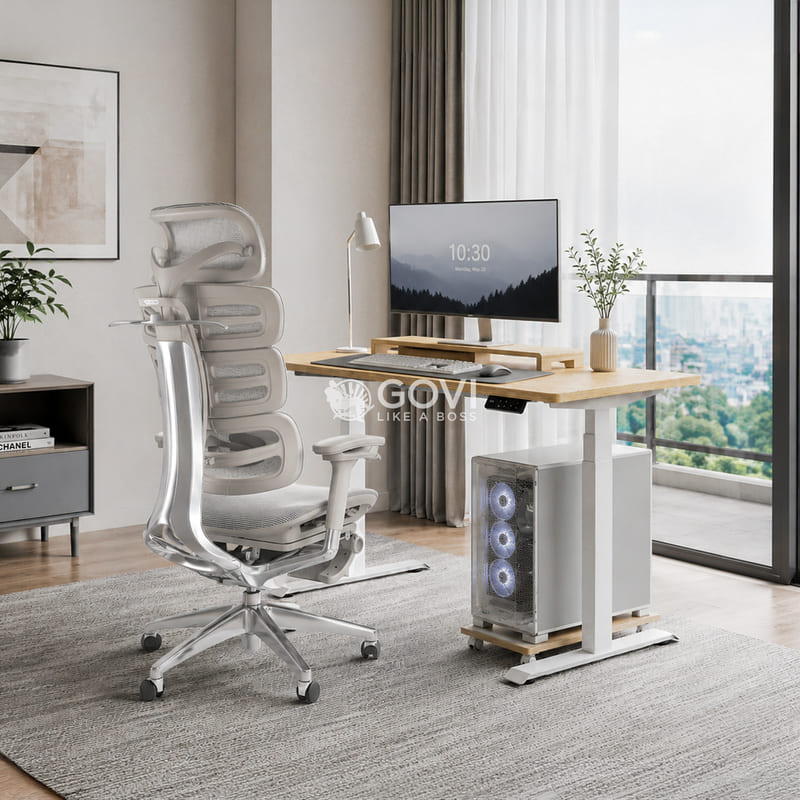 Combo bàn ghế công thái học cao cấp