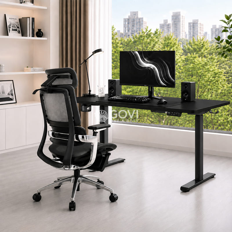 Bộ combo bàn ghế công thái học làm việc ở nhà