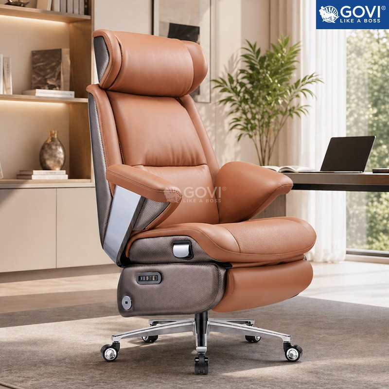 Ghế lãnh đạo da bò Commander Lux CDL01-BN