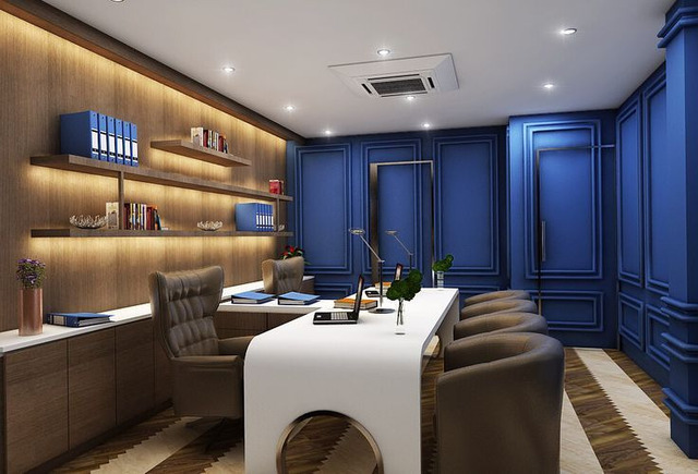 Thiết kế phòng giám đốc mệnh Thủy