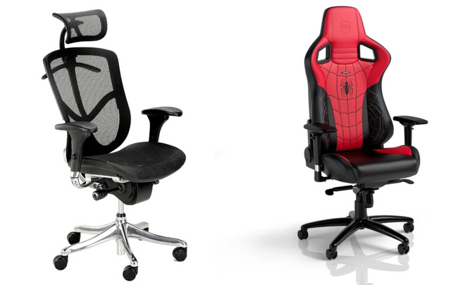 Ghế công thái học và ghế gaming