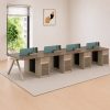 Cụm bàn làm việc nhập khẩu 8 người LV-Z66-4812