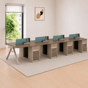 Cụm bàn làm việc nhập khẩu 8 người LV-Z66-4812