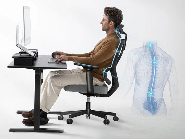 Tư thế ngồi ghế công thái học
