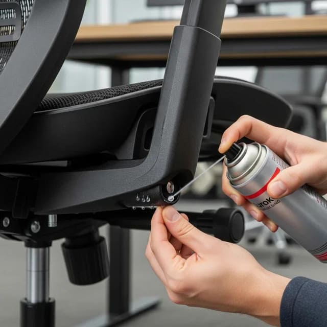 Bôi trơn các khớp chuyển động của ghế