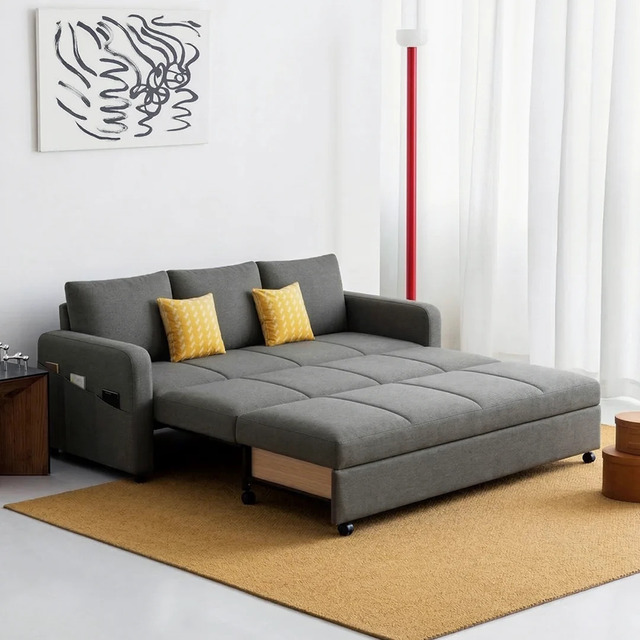 Sofa giường màu xám