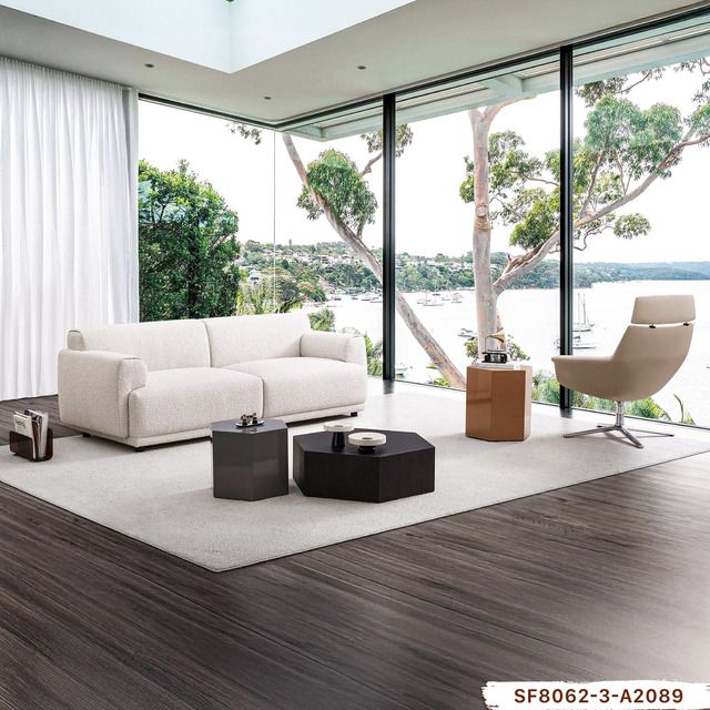 Sofa phòng khách àu trắng kem