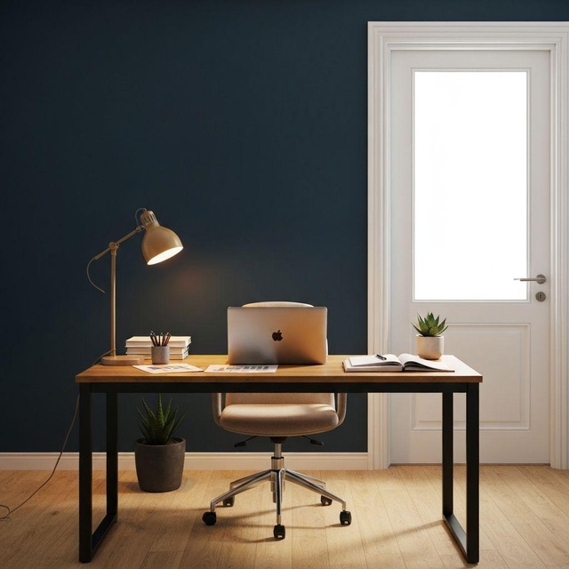 Bàn làm việc xoay hướng khác