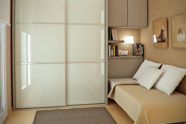 Tủ quần áo sát đầu giường