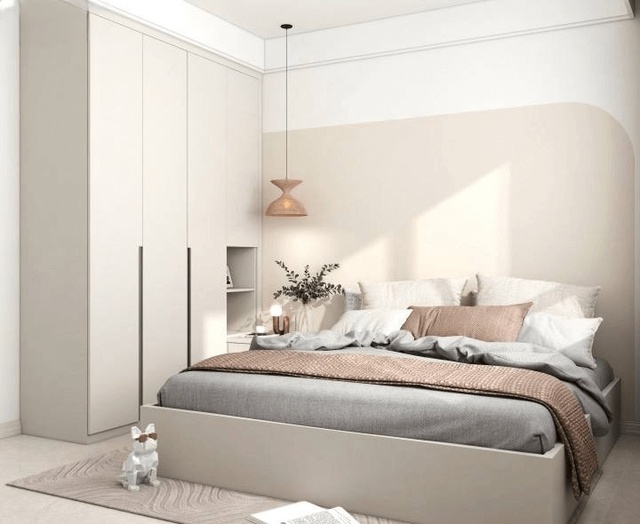 Tránh để ánh sáng chiếu thẳng vào giường