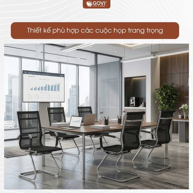 Ghế chân quỳ trong phòng họp