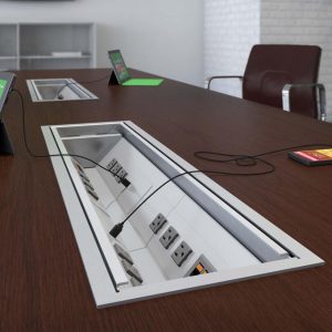 Ổ cắm âm bàn họp là gì? Ưu điểm khi sử dụng và cách lựa chọn