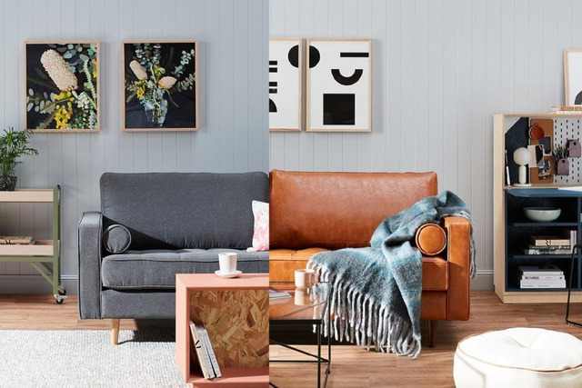 So sánh sofa da và sofa vải